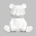 Ceramic Bisque Teddy Bear Facet-ini