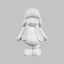 Ceramic Bisque Eddie Snowman Ceramic Bisque Eddie Snowman