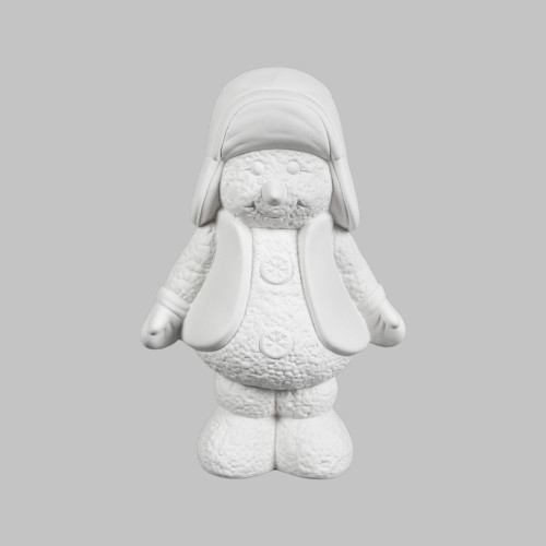Ceramic Bisque Eddie Snowman