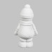 Ceramic Bisque Clark Snowman
