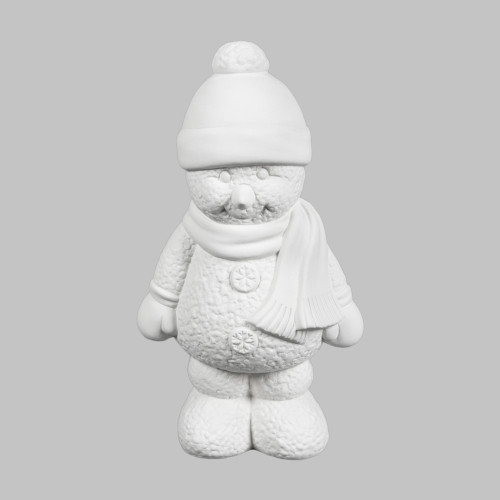 Ceramic Bisque Clark Snowman
