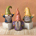 Ceramic Bisque hooray Gnome