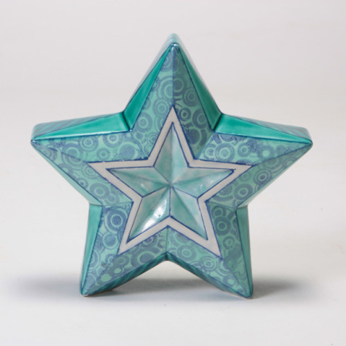 Ceramic Bisque Faceted Star