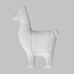 Ceramic Bisque Rama Llama Dish