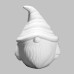 Ceramic Bisque Gnome Jar