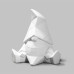 Ceramic Bisque Gnome Facet-ini