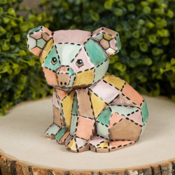 Ceramic Bisque Koala Facetini