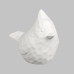 Ceramic Bisque Crested Whittle Bird