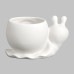 Ceramic Bisque Snail Planter Ceramic Bisque Snail Planter