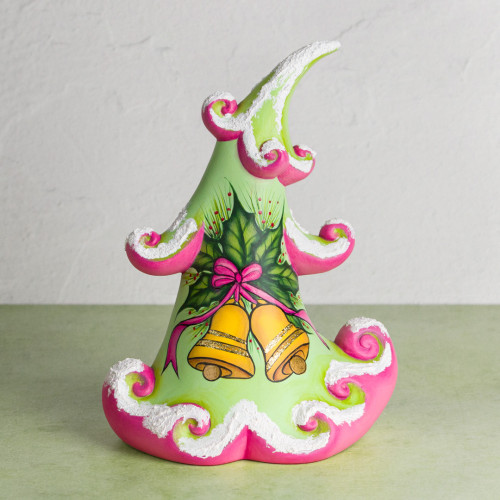 Ceramic Bisque Small Jolly Christmas Tree Ceramic Bisque Small Jolly Christmas Tree