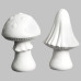Ceramic Bisque Large Rounded Mushroom