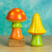 Ceramic Bisque Large Rounded Mushroom
