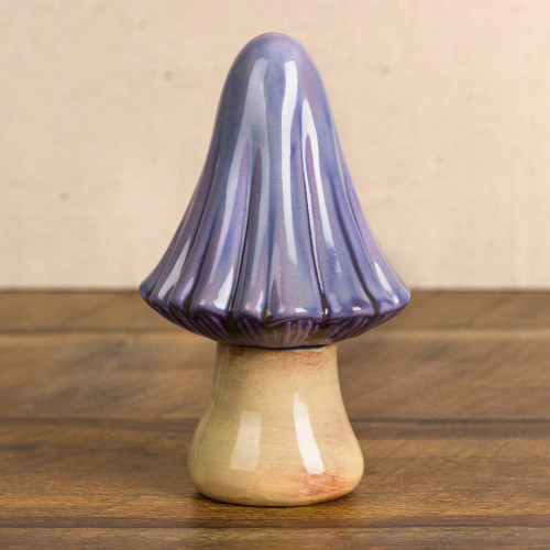 Ceramic Bisque Large Pointed Mushroom Ceramic Bisque Large Pointed Mushroom