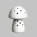 Ceramic Bisque Small Mushroom Lantern Ceramic Bisque Small Mushroom Lantern