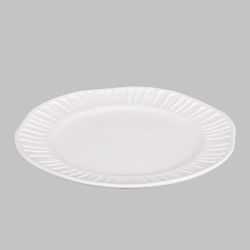 Stoneware Fluted Dinner Plate Stoneware Fluted Dinner Plate