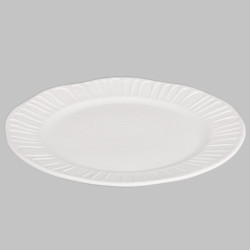 Stoneware Fluted Salad Plate Stoneware Fluted Salad Plate