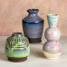 Stoneware Ringed Bud Vase Stoneware Ringed Bud Vase