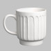 Fluted Cup - Stoneware Bisque Fluted Cup - Stoneware Bisque