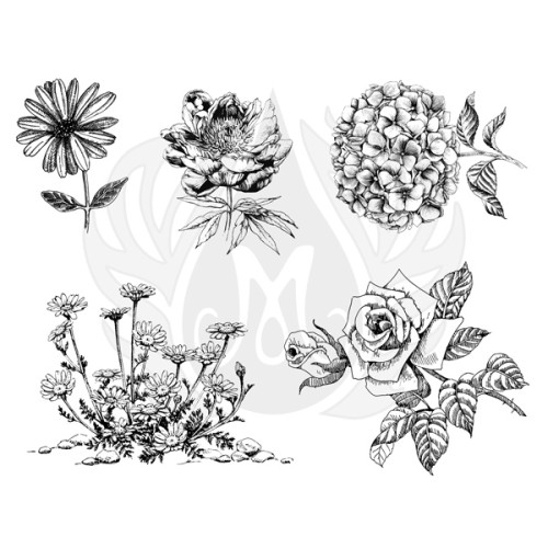 Flowers Designer Silk Screen