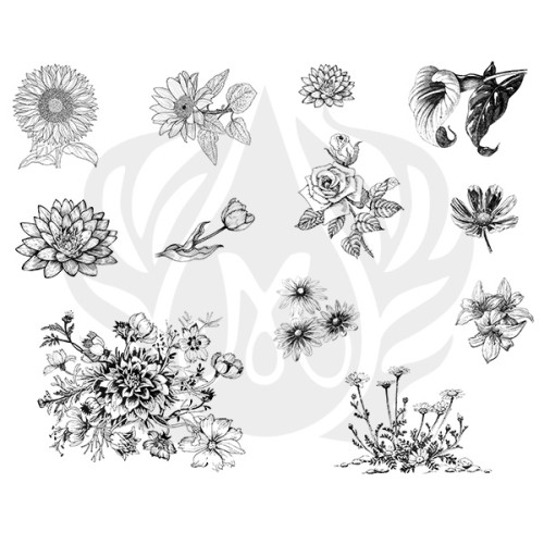 Flowers 2 Designer Silk Screen Flowers 2 Designer Silk Screen