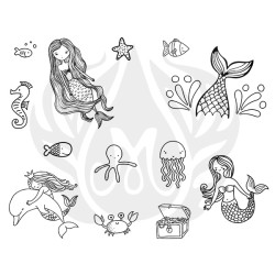 Under the Sea Designer Silk Screen