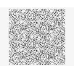 Continuous Swirls Designer Silk Screen Continuous Swirls Designer Silk Screen