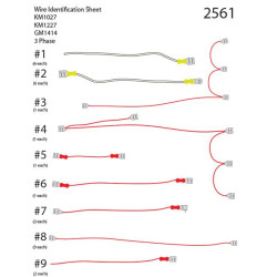 Wire Harness Set - 3 Phase - KM1027/1227 Wire Harness Set - 3 Phase - KM1027/1227