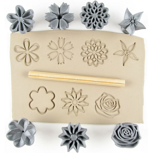 Set of Flowers Stamp Set #2 by Spectrum Set of Flowers Stamp Set #2 by Spectrum
