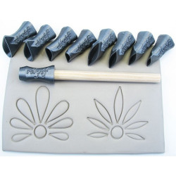 Flower Puzzle Stamp Set #2 Outline by Spectrum Flower Puzzle Stamp Set #2 Outline by Spectrum