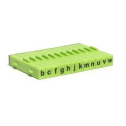 Extra Attachable Letter Stamp Set 12-pcs Lower Case