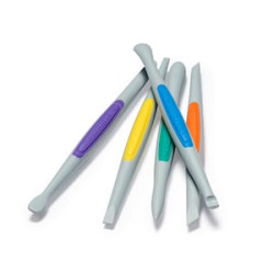 CLAY FINISHING TOOLS (SMALL): FLEX-FIRM SILICONE SET (5PCS)