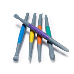CLAY FINISHING TOOLS (SMALL): STRONG-FIRM SILICONE SET (5PCS)