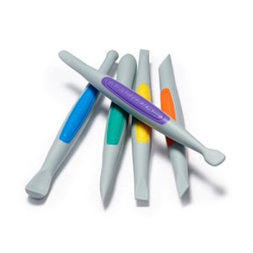 CLAY FINISHING TOOLS (Medium): FLEX-FIRM SILICONE SET (5PCS) CLAY FINISHING TOOLS (Medium): FLEX-FIRM SILICONE SET (5PCS)