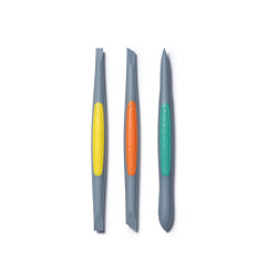 CLAY FINISHING TOOLS (Medium): STRONG-FIRM SILICONE SET (3PCS)