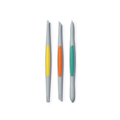 CLAY FINISHING TOOLS (SMALL): Flex-FIRM SILICONE SET (3PCS) CLAY FINISHING TOOLS (SMALL): Flex-FIRM SILICONE SET (3PCS)