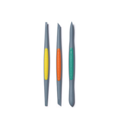 CLAY FINISHING TOOLS (SMALL): STRONG-FIRM SILICONE SET (3PCS)