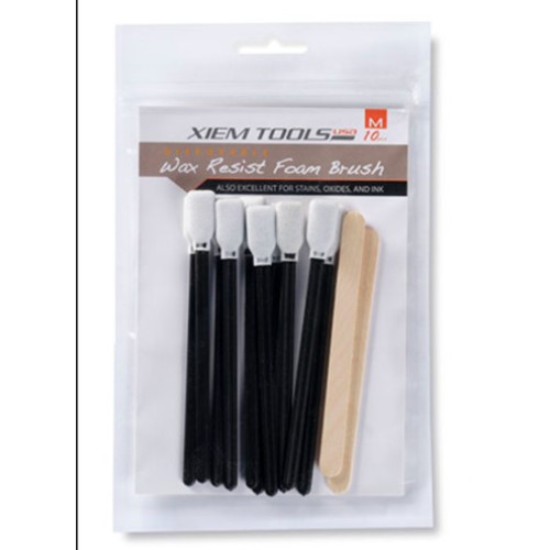 Wax Resist Foam Brush - Medium (10-Pieces) Wax Resist Foam Brush - Medium (10-Pieces)