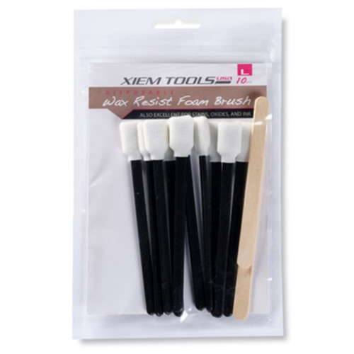Wax Resist Foam Brush - Large (10-Pieces) Wax Resist Foam Brush - Large (10-Pieces)