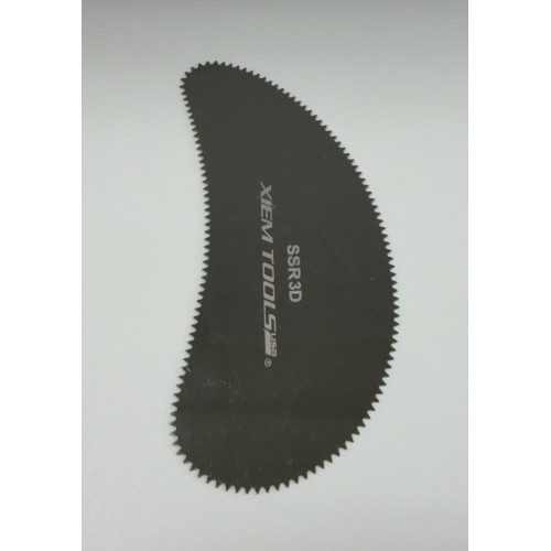 Stainless Steel Clay Rib Serrated-3D Stainless Steel Clay Rib Serrated-3D