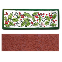 Holly Border Stamp Holly Border Stamp