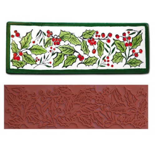 Holly Border Stamp