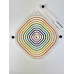 Rainbow Rounded Square Pottery Cutter Tool Set