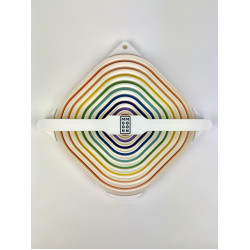 Rainbow Rounded Square Pottery Cutter Tool Set Rainbow Rounded Square Pottery Cutter Tool Set