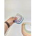 Rainbow Rounded Square Pottery Cutter Tool Set