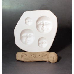 Face Sprig for Hand Building