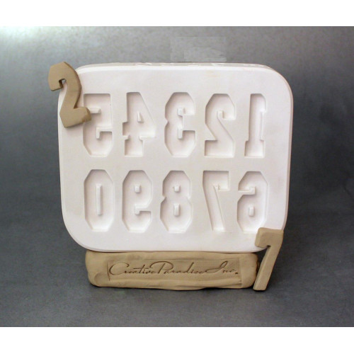 Numbers Sprig for Clay Work Numbers Sprig for Clay Work