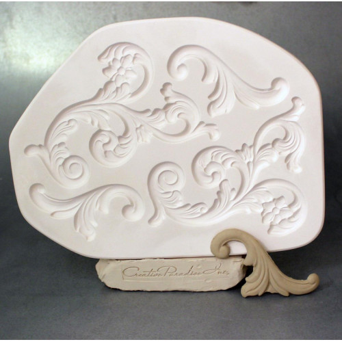 Scrolls Sprig for Clay Building