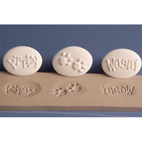 Cat Stamps for Hand Building