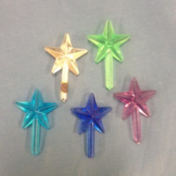 Sm. Aqua Star 3/4 inch