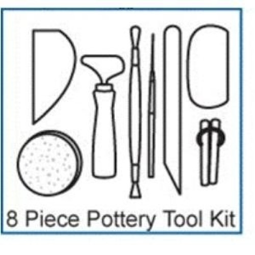 Bargain 8 pc. Pottery Tool Kit